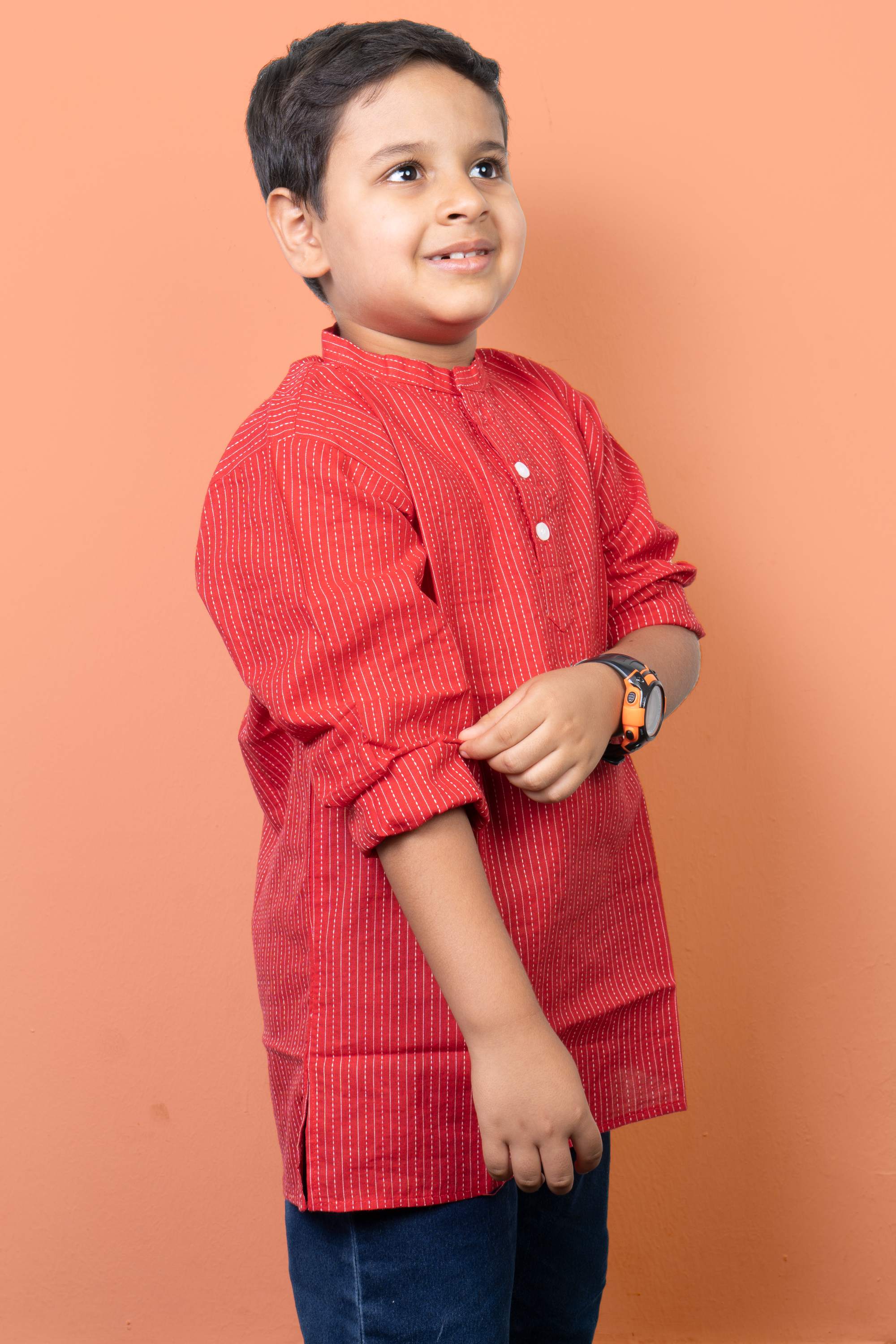 Boys 2024 jeans kurta