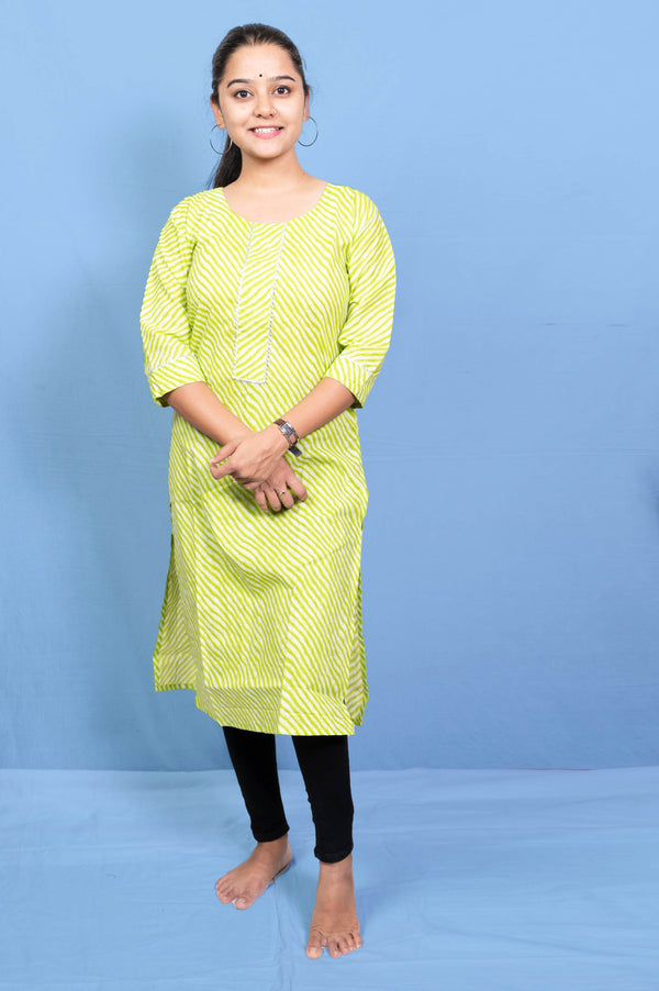 Leheriya kurta